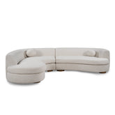 Classic Home Concord Sectional Ivory Model 53004712